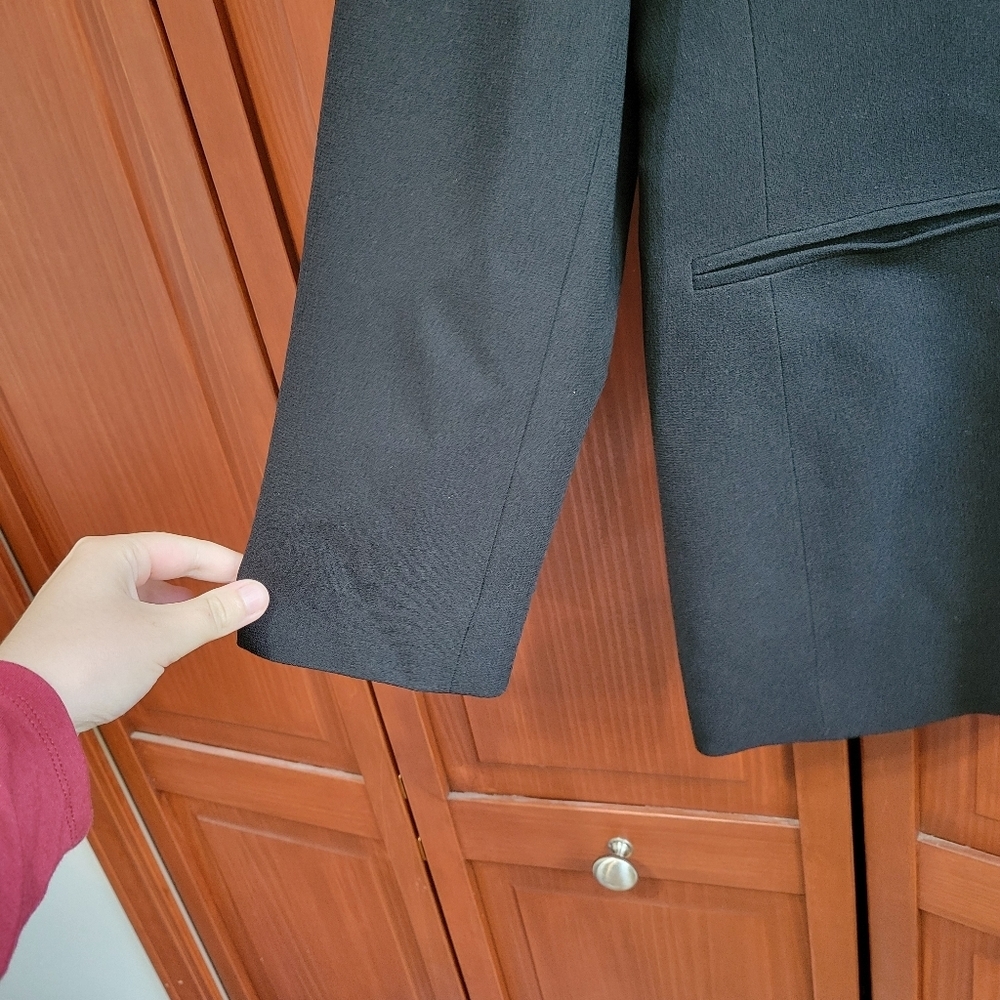 Evan Picone Blazer Skirt Set Womens Jacket Black Formal Workwear | 10 - Picture 4 of 16